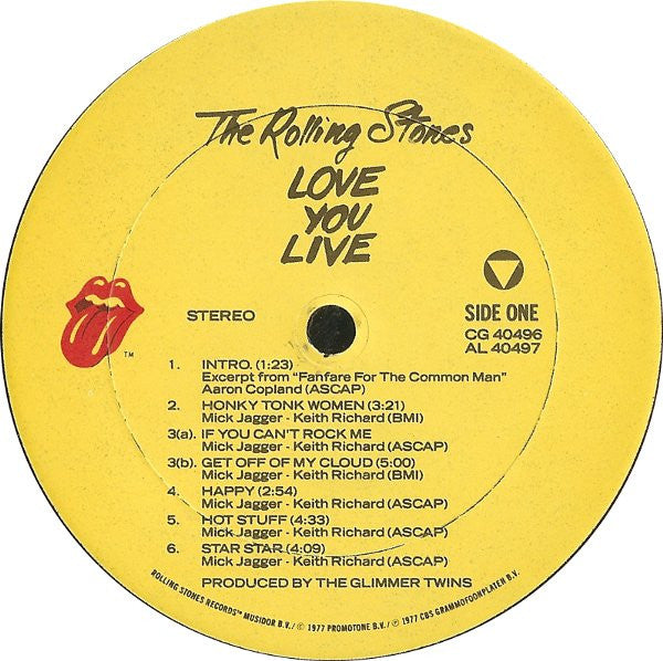 The Rolling Stones - Love You Live (2xLP, Album, RE)