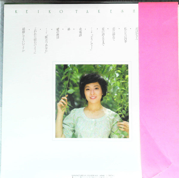 Keiko Takeshita - 二人だけの季節- First Original Album- (LP, Album)
