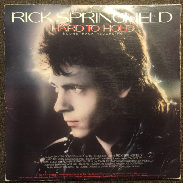 Rick Springfield - Hard To Hold - Soundtrack Recording (LP, Album)