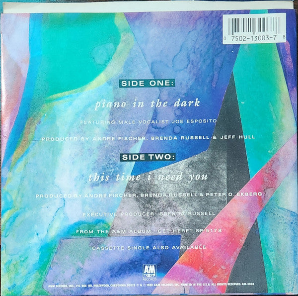 Brenda Russell (2) - Piano In The Dark (7"", Styrene, Car)