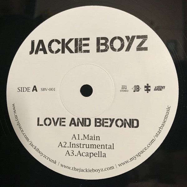 Jackie Boyz - Love And Beyond (12"")