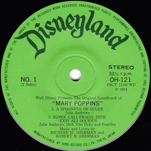 Various - Walt Disney Presents The Original Soundtrack of Mary Popp...