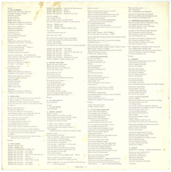 Various - Cabaret - Original Soundtrack Recording (LP, Album, RE)