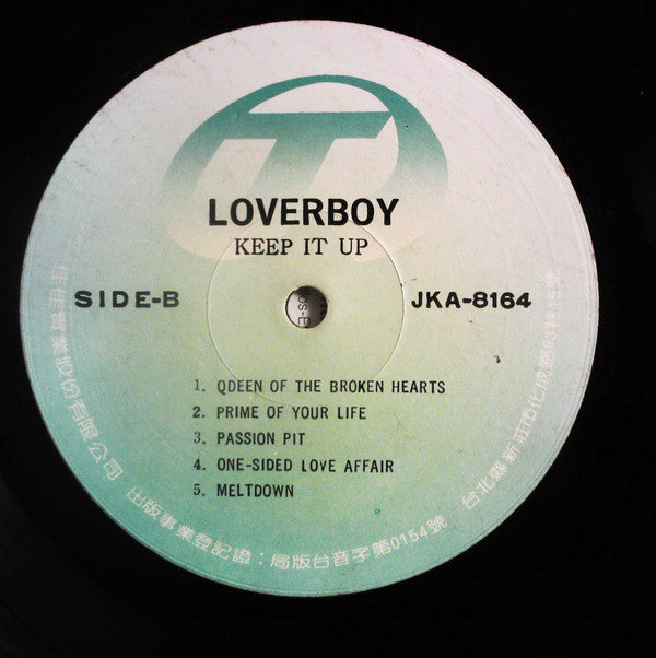 Loverboy - Keep It Up (LP, Album)