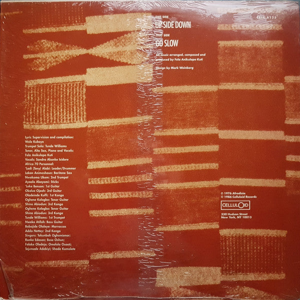 Fela Anikulapo Kuti* & The Africa 70* - Up Side Down (LP, Album, RE)