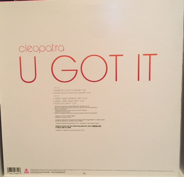 Cleopatra - U Got It (12"")