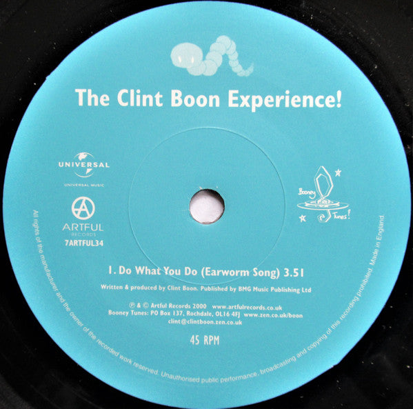 The Clint Boon Experience - Do What You Do (Earworm Song)(7", Single)