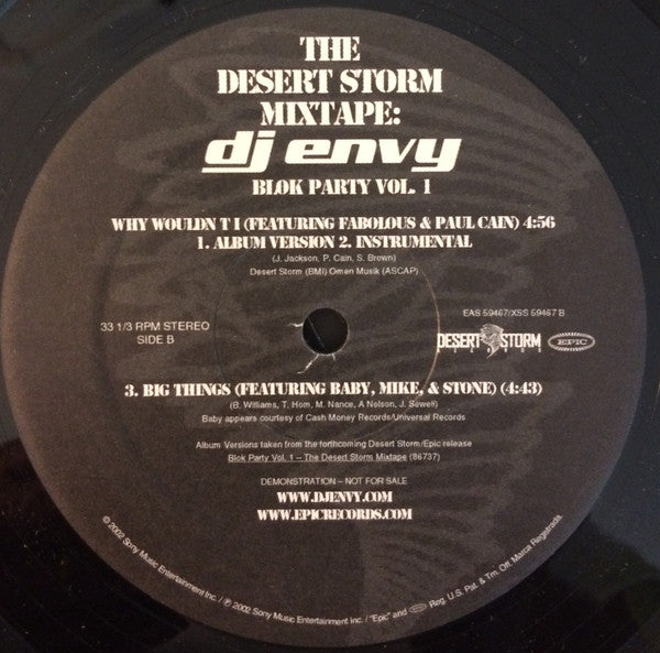 DJ Envy - The Desert Storm Mixtape: Blok Party Vol.1 (12")