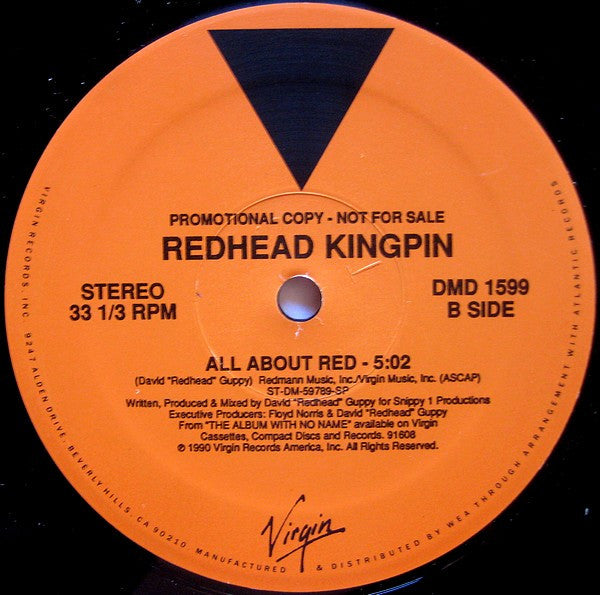 Redhead Kingpin* - We Don't Have A Plan B / All About Red (12", Promo)