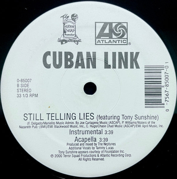 Cuban Link - Still Telling Lies (12")