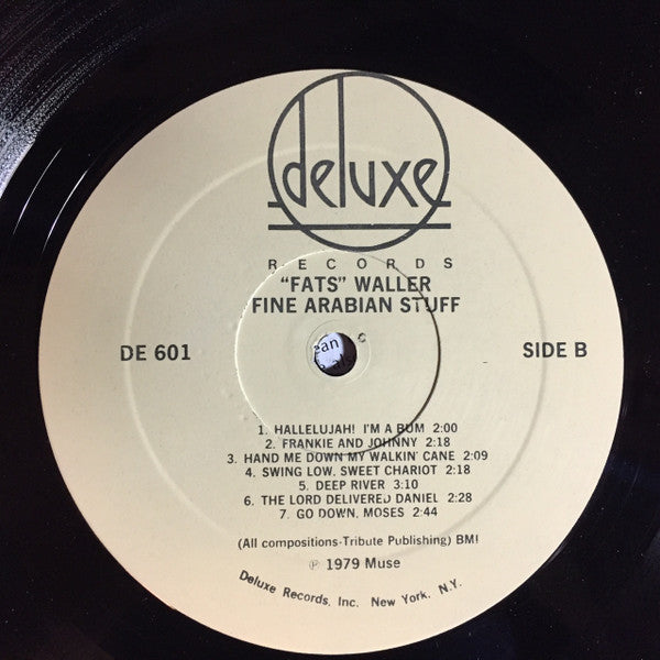""Fats"" Waller* - Fine Arabian Stuff (LP, Album)
