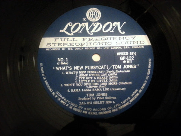 Tom Jones - What's New Pussycat? (LP, Album, Gat)