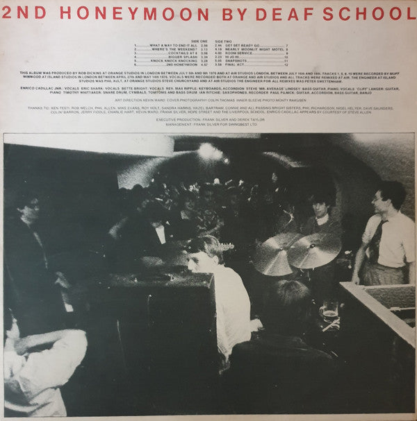 Deaf School - 2nd Honeymoon (LP, Album)