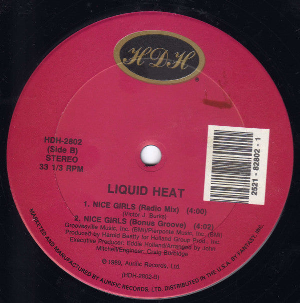 Liquid Heat - Nice Girls (12"")