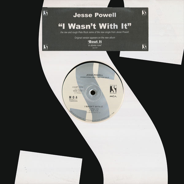 Jesse Powell - I Wasn't With It (12", Single, Promo)