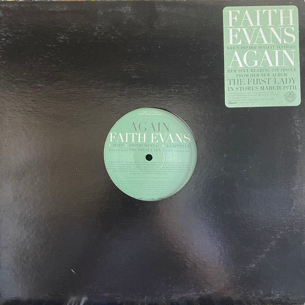 Faith Evans - Again (12"", Promo)