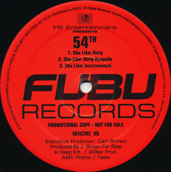54th* - She Like (12"", Promo)