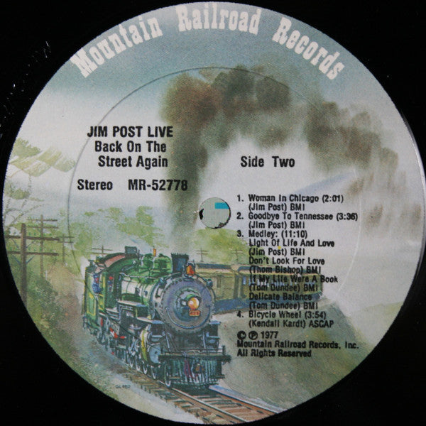 Jim Post - Back On The Street Again (LP, Album)