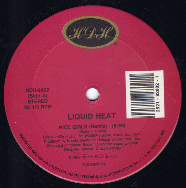 Liquid Heat - Nice Girls (12"")