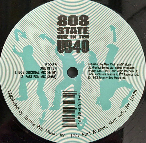 808 State / UB40 - One In Ten (12"")
