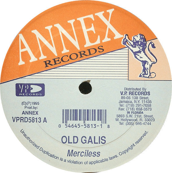 Merciless / Future Trouble* - Old Galis / Gal Dem Ta Ta (12")