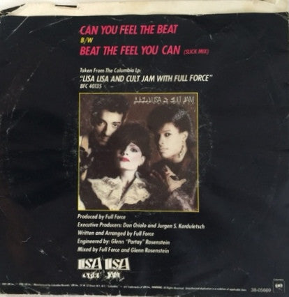 Lisa Lisa & Cult Jam - Can You Feel The Beat(7", Styrene)