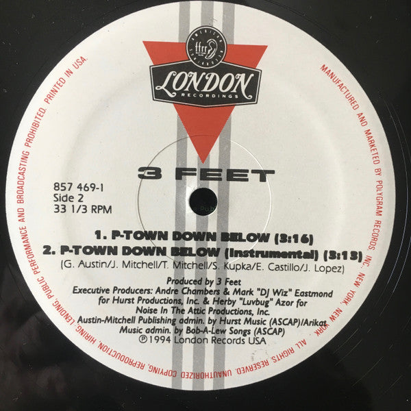 3 Feet - Musical Sista (12"")
