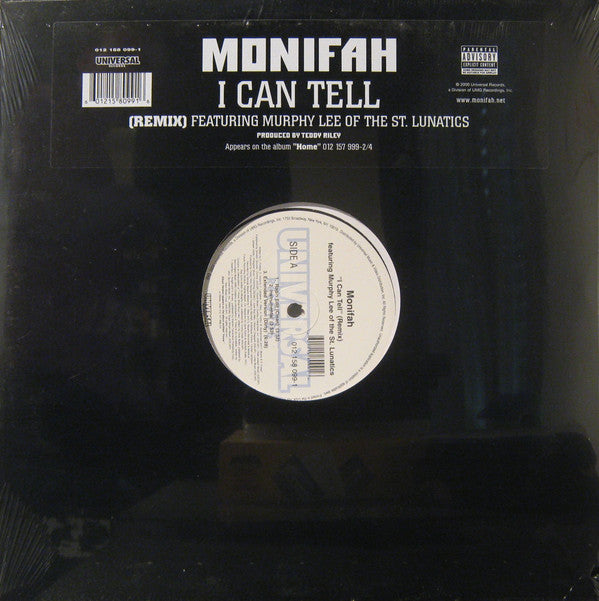 Monifah - I Can Tell (Remix) (12"", Promo)