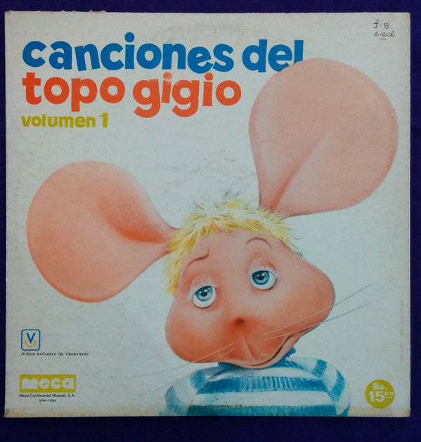 Topo Gigio (2) - Canciones Del Topo Gigio Vol.1 (LP, Album)