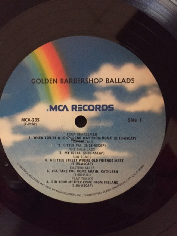 Various - Golden Barbershop Ballads (LP, Comp)