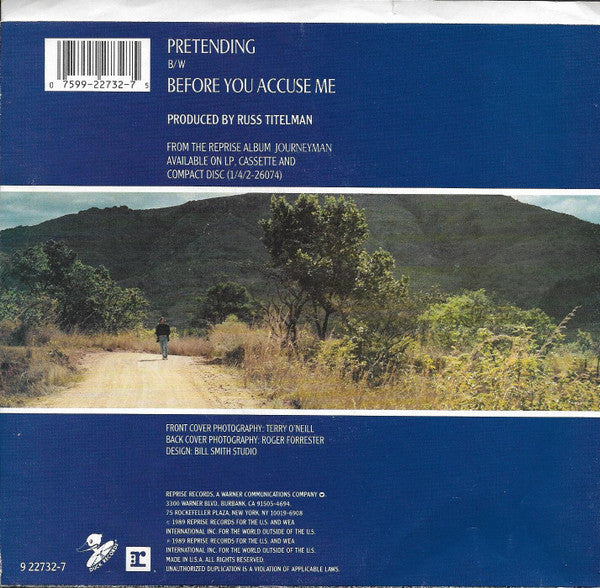 Eric Clapton - Pretending  (7"", Single)