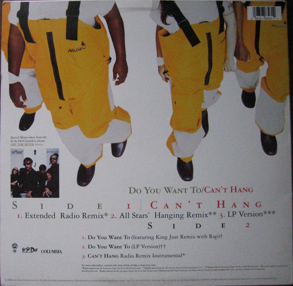 Xscape - Do You Want To / Can't Hang (12", MP)