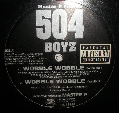 504 Boyz - Wobble Wobble / Don't Play No Games (12"", Single)