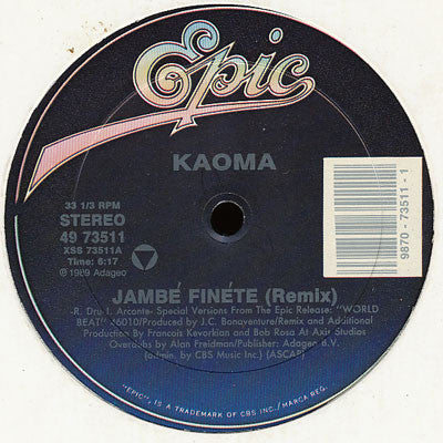 Kaoma - Jambé Fineté (12"")
