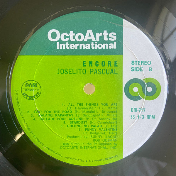 Joselito Pascual - Encore (LP, Album)