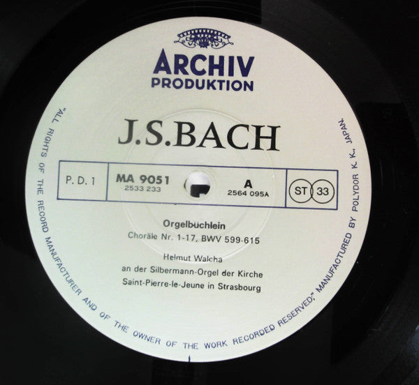 J.S. Bach* - Helmut Walcha, Karl Richter - Orgelwerke II - Organ Works II - Œuvres Pour Orgue II (9xLP + Box, Comp)