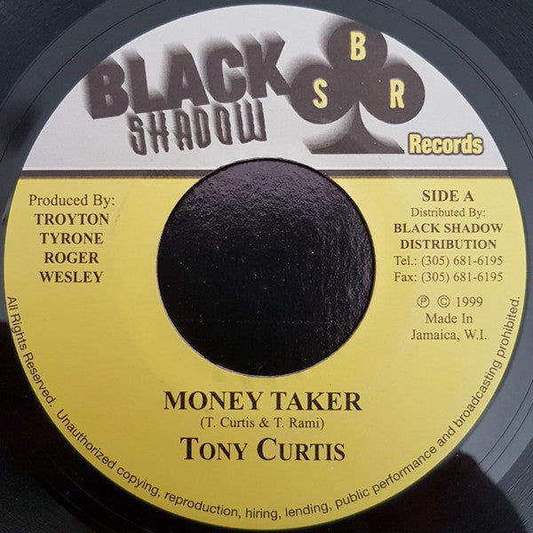Tony Curtis - Money Taker (7"")