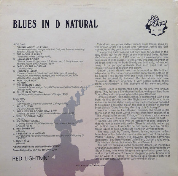 Various - Blues in D Natural (LP, Comp)