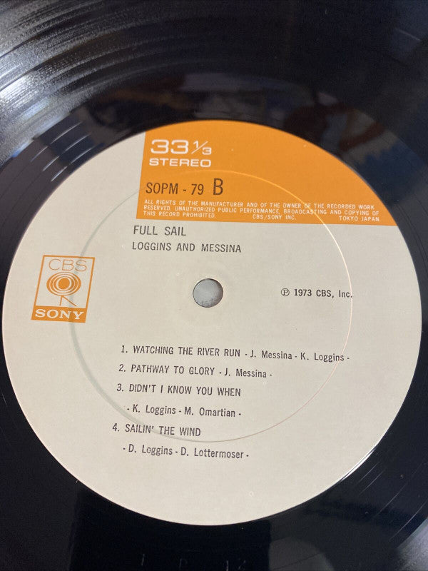 Loggins And Messina - Full Sail (LP, Album, Gat)