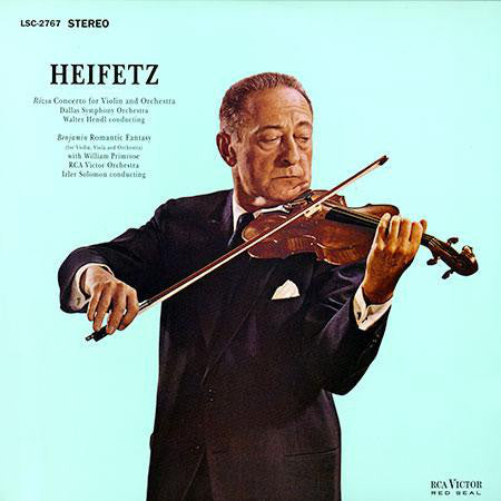 Jascha Heifetz - Concerto For Violin And Orchestra / Romantic Fanta...