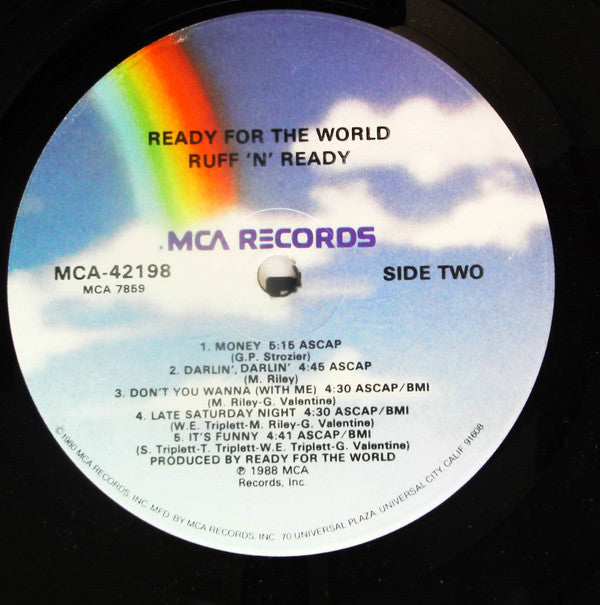 Ready For The World - Ruff 'N' Ready (LP, Glo)