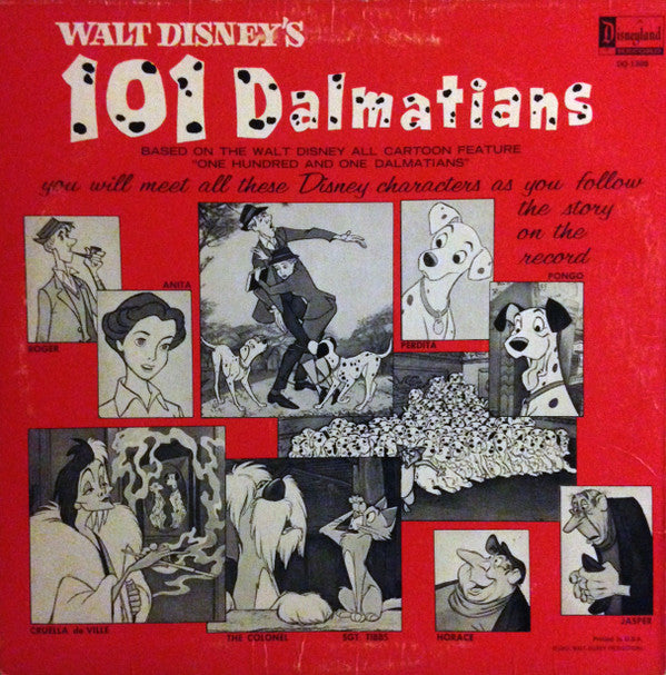 Unknown Artist - Walt Disneyꞌs 101 Dalmatians In Story And Song(LP,...