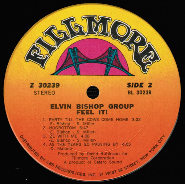 The Elvin Bishop Group - Feel It! (LP, Album, San)