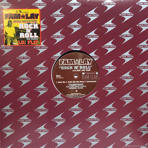 Fam-Lay Featuring Lil' Flip - Rock N' Roll Remix (12", Promo)