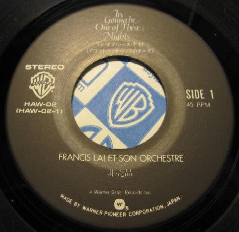 Francis Lai Et Son Orchestre* - It's Gonna Be One Of These Nights / Emotion (7"", Promo)