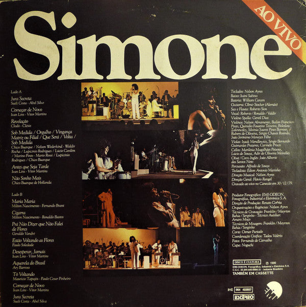 Simone (3) - Simone Ao Vivo (Show Gravado no Canecão em 30-12-79)(L...