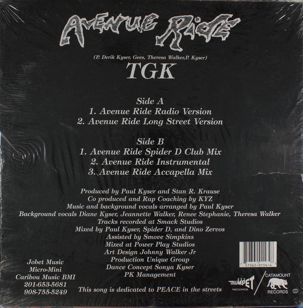 TGK - Avenue Ride (12")