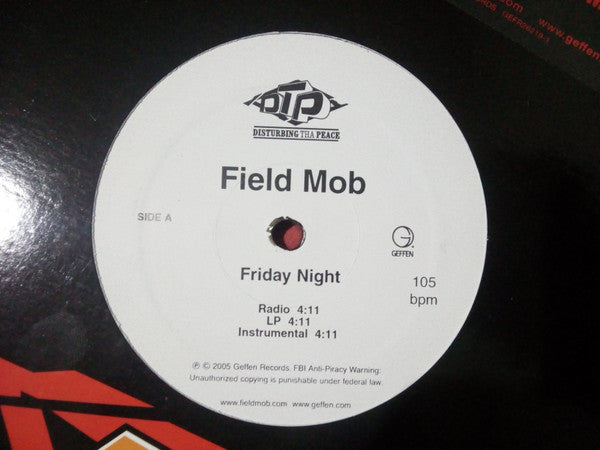 Field Mob - Friday Night / My Wheels (12"", Promo)