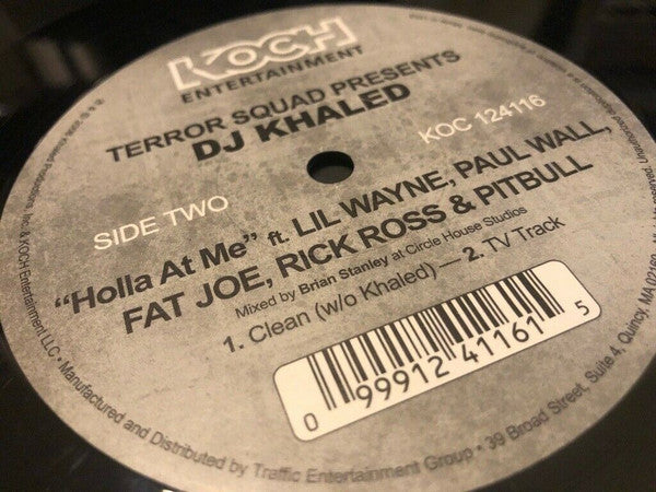 DJ Khaled - Holla At Me (12"", Maxi)
