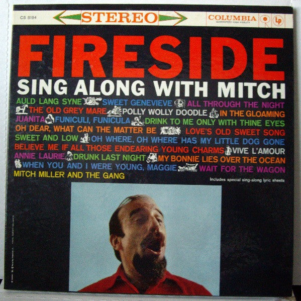 Mitch Miller And The Gang - Fireside Sing Along With Mitch (LP, Album, Gat)
